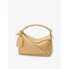 Loewe Womens Puzzle Small Leather Top-handle Bag Dark Butter In Dark Butter