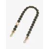 Loewe Womens Dark Khaki Donut Leather Chain Strap