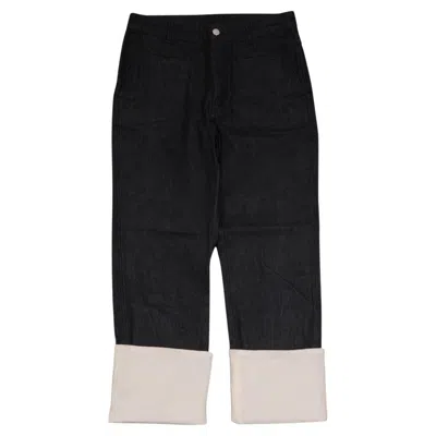 Pre-owned Loewe Womens Fisherman Denim Pants Size Fr 36 Blue Jeans Size Us 2-4