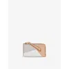 Loewe Womens Ghost/silky Beige Puzzle Coin Leather Card Holder