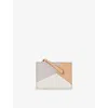 Loewe Womens Ghost/silky Beige Puzzle Compact Leather Wallet