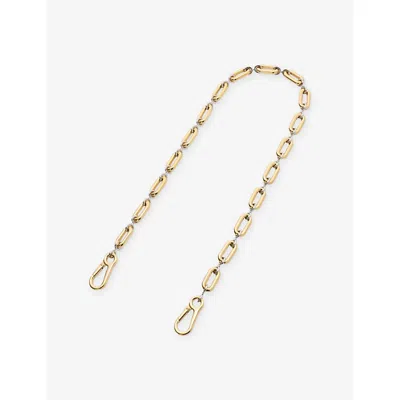 Loewe Womens Gold/silver Donut Oval-link Metal Chain 22cm In Multi