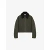 Loewe Long-sleeved Casual Jacket In Khaki Green