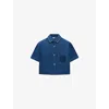 Loewe Short Sleeve Shirt In Light Blue