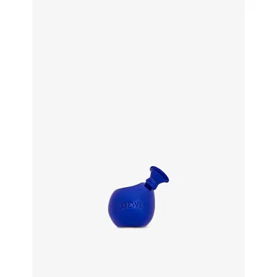 Loewe Womens Dark Blue Balloon Dice Small Brass Charm