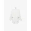 Loewe Women's White Asymmetrical Cotton Shirt In White
