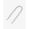 Loewe Womens  Donut Stainless-steel And Acetate Chain Strap In Nacre/palladium