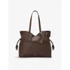 Loewe Womens Chocolate Flamenco Large Clutch Bag