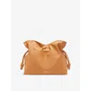 Loewe Womens Warm Desert Flamenco Large Clutch Bag In Warm Desert