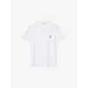 Loewe Womens White Floral Anagram-embroidery Relaxed-fit Cotton-jersey T-shirt In White
