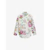 Loewe Floral-print Button-down Overshirt