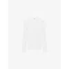 Loewe Round Collar And Long-sleeved T-shirt In White