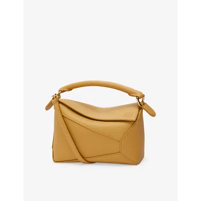 Loewe Womens Sahara Mini Puzzle Leather Bag