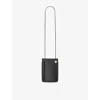 Loewe Womens Black Pebble Dice Leather Pouch In Black