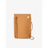 Loewe Womens Warm Desert Pebble Dice Leather Pouch In Warm Desert