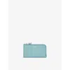 Loewe Womens  Pebble Leather Card Holder In Water