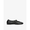 Loewe Pebble Sabot In Soft Lamb Nappa Leather In Black In Black