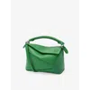 Loewe Mini Puzzle Shoulder Bag In Tropical Green
