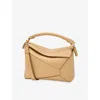 Loewe Womens Silk Beige Puzzle Edge Small Leather Cross-body Bag