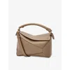 Loewe Womens Taupe Puzzle Edge Small Leather Cross-body Bag