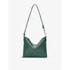 Loewe Leather Puzzle Pouch Bag In Vetiver