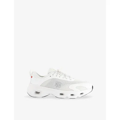 Loewe Womens White Light Grey F  X On Cloudsolo Woven Trainers Eur 40.5 / 7.5 Uk