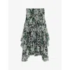 Loewe Silk Skirt In Multicolor