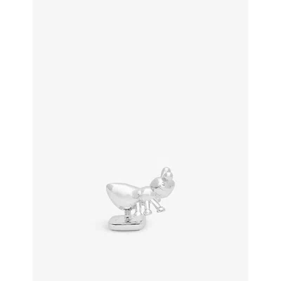 Loewe Womens Palladium Ant Brass Pin