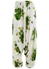 Loewe Womens Printed Draped Jersey Trousers Uk8/s