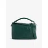 Loewe Womens Evergreen Puzzle New Large Leather Top Handle Bag In Green