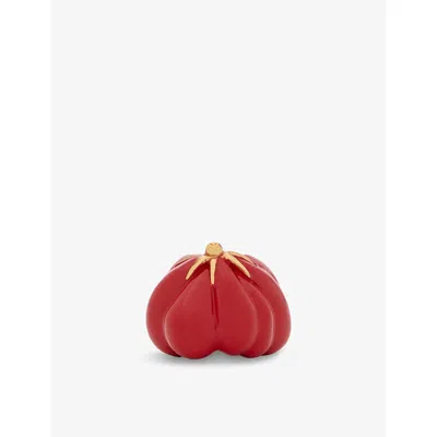 Loewe Womens Red  X Paula's Ibiza Bee Dice Brass Charm