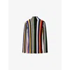 Loewe Women Multicolour Striped Ribbed Top, S Luxury Tops For Women Darveys In Multi