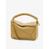 Loewe Womens Sahara Puzzle Small Leather Shoulder Bag In Sahara