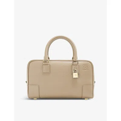Loewe Womens Sand Amazona 23 Leather Shoulder Bag In Neutral