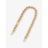 Loewe Womens Silk Beige Donut Leather Chain Strap