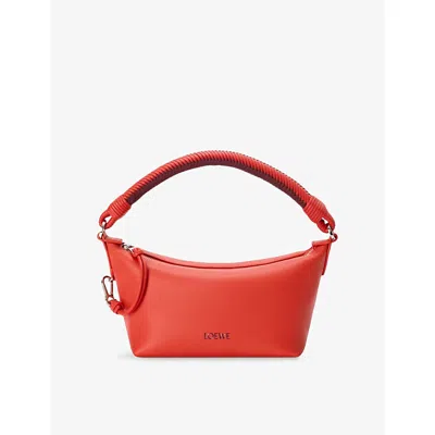 Loewe Womens Sunrise Orange/pink Cala Leather Shoulder Bag