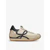 Loewe Multi-panel Lace-up Sneakers - Women's - Cotton/calf Leather/suede/fabric In Multi