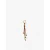 Loewe Womens Warm Desert/gold Personalisation Tree Leather Bag Charm