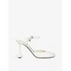 Loewe Leather Toy Ankle-strap Pumps 90 In White