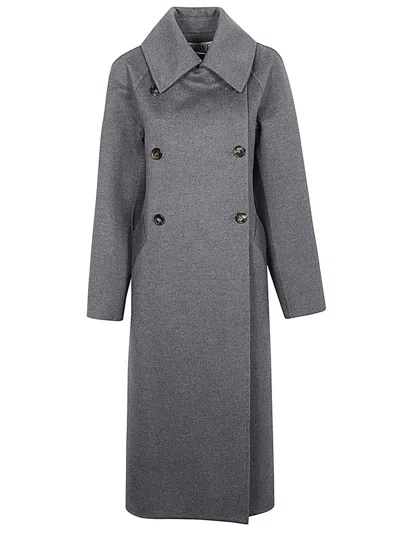 LOEWE LOEWE WOOL AND CASHMERE BLEND COAT