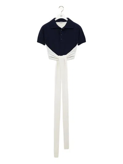 LOEWE LOEWE WOOL AND CASHMERE POLO SHIRT