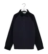 Loewe Wool And Cotton Corduroy Hybrid Overshirt In Black