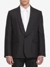 Loewe Wool And Silk Jacket In Black