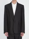 Loewe Wool And Silk Jacket In Black