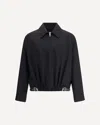 Loewe Wool Belted Jacket In Black