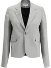 Loewe Giacca In Lana Grigia  Donna In 灰色