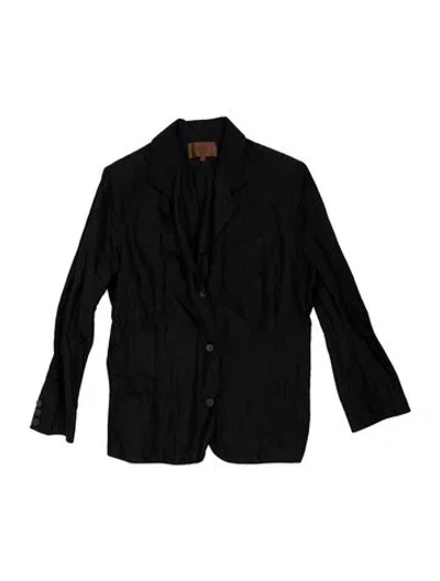Pre-owned Loewe Wool Blazer In Black