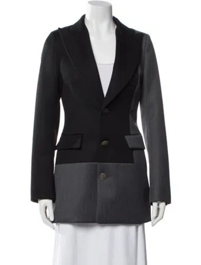 Pre-owned Loewe Wool Blazer In Black