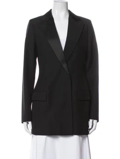 Pre-owned Loewe Wool Blazer In Black