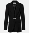 Loewe Wool Blazer In Black